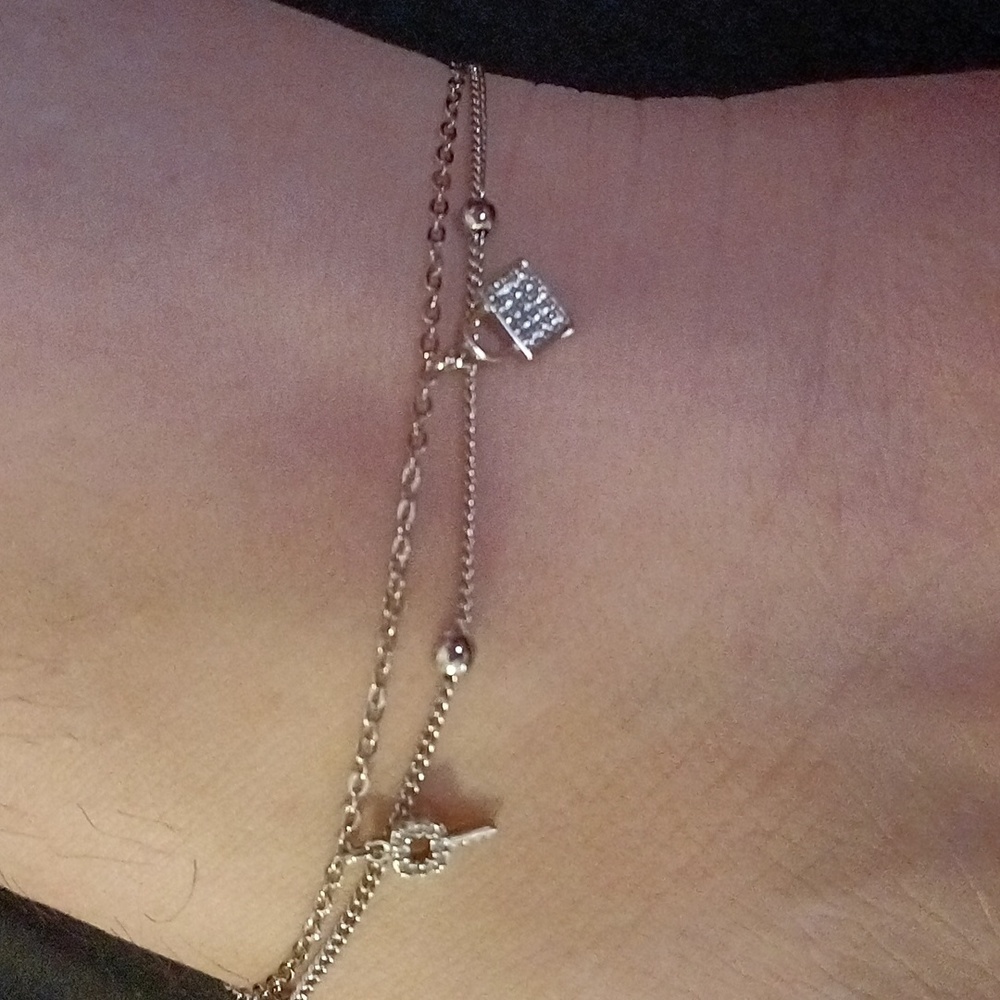 Key and lock Anklet